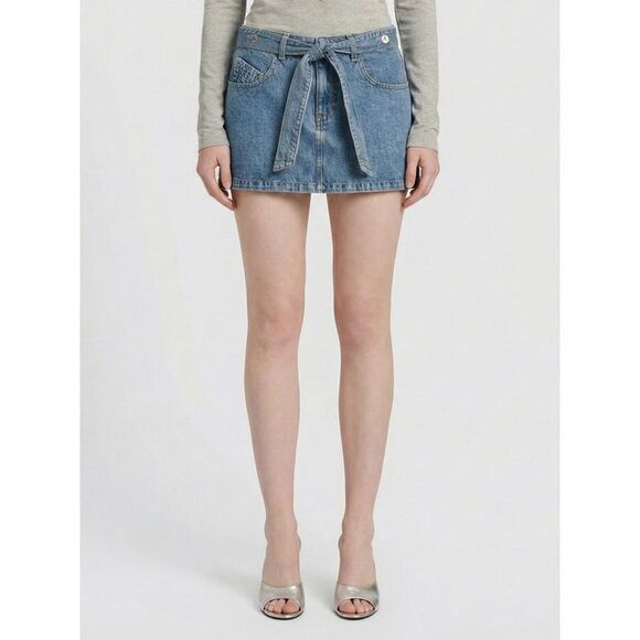 The Attico Skirt Woman Blue